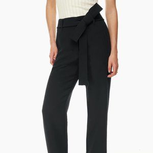 (NWT) Aritzia Wilfred Tie-Front Pant Black Size 10